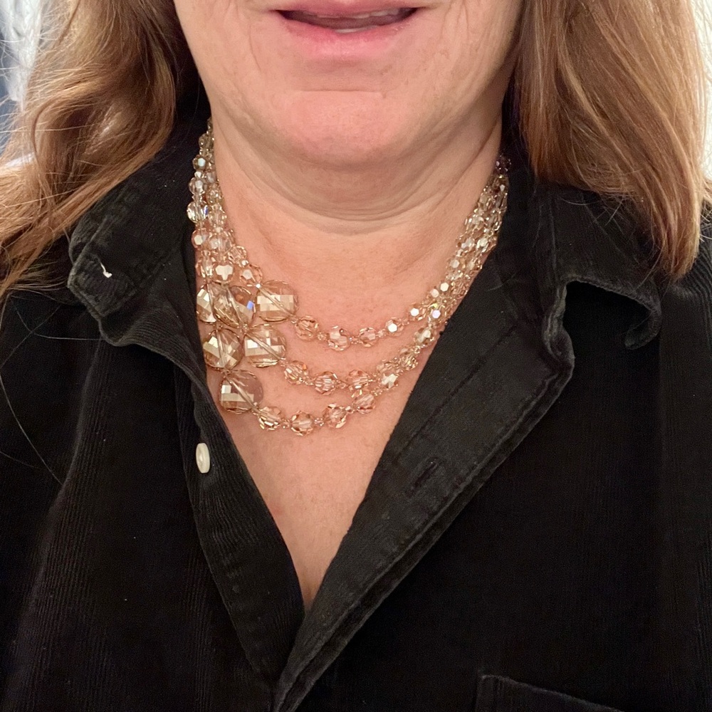 Beautiful hand made Australian crystal necklace